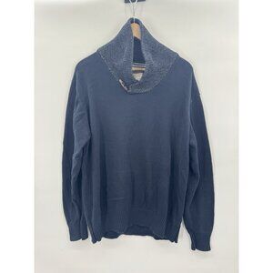 Weatherproof Vintage Men XLarge Sweater Shawl Neck Toggle Prep Cottage Fisherman